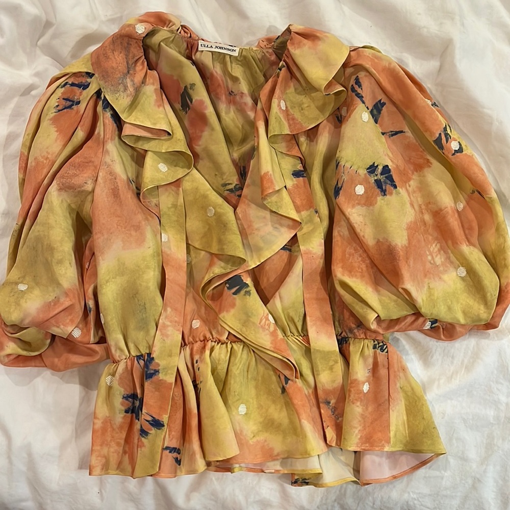 Ulla Johnson size 2 silk top